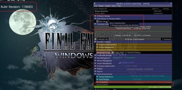 最终幻想15帧数优化补丁